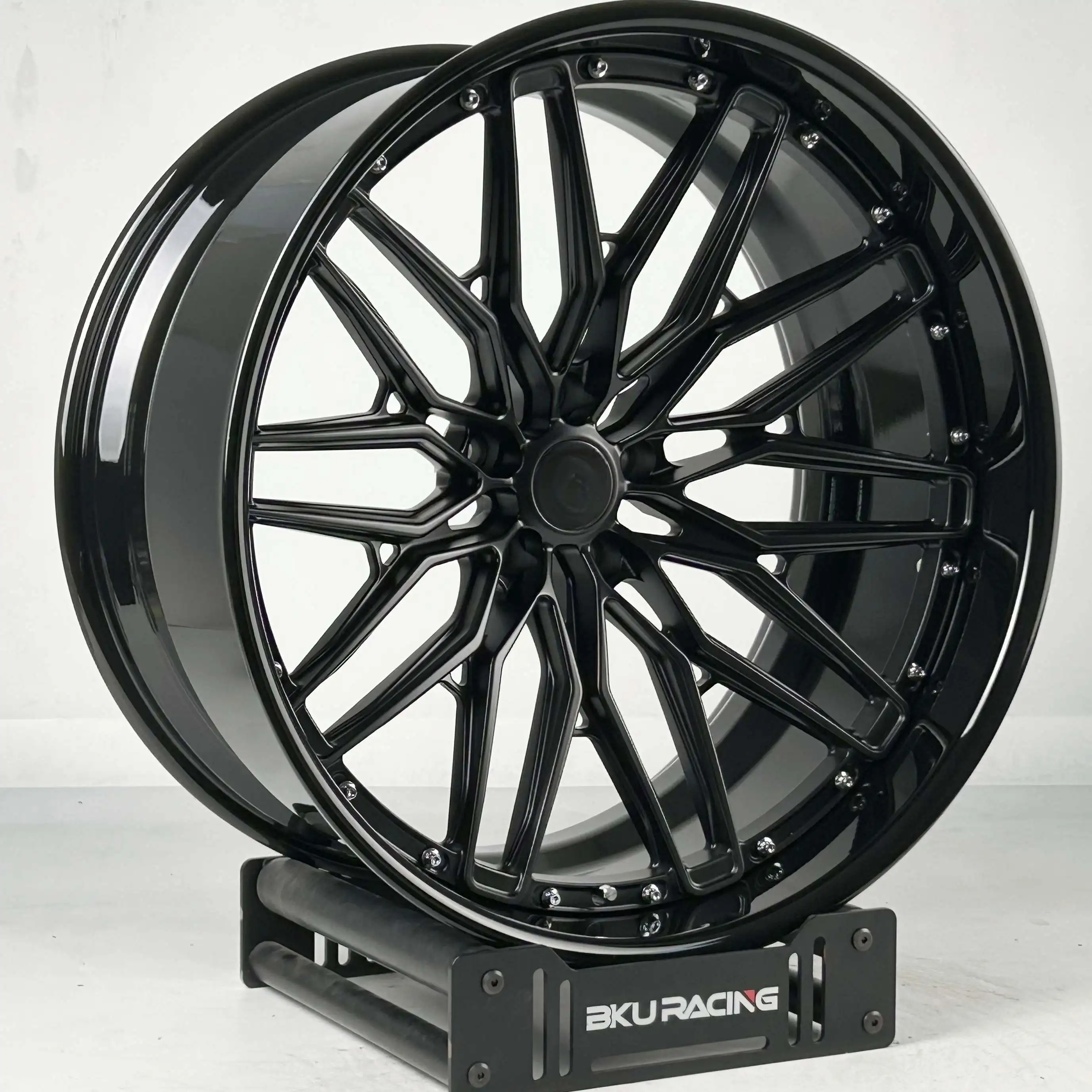 

Bku 2 Piece Wheels for Lamborghini Huracan Evo Urus Aventador Gallardo 20 21 22 Inch Rims Carbon Fiber Alloy Forged 5x112 Wheels