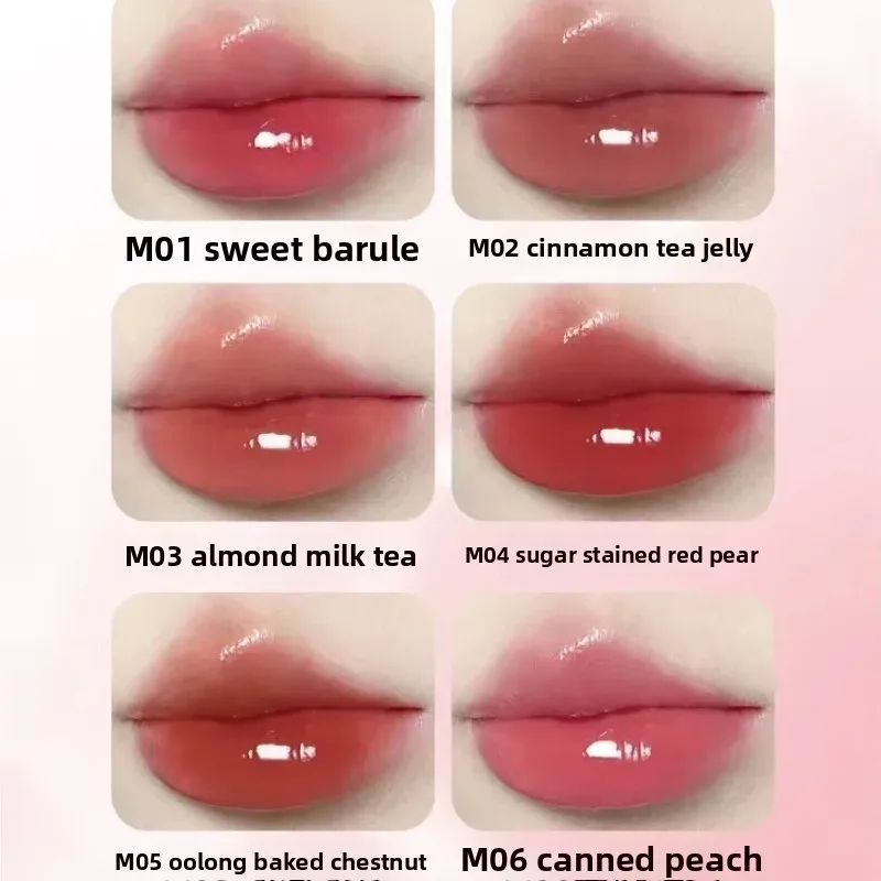 VEECCI 워터 미러 립 글레이즈 모이스춰라이징 에센스 솔리드 립 허니 롱 라스팅 메이크업