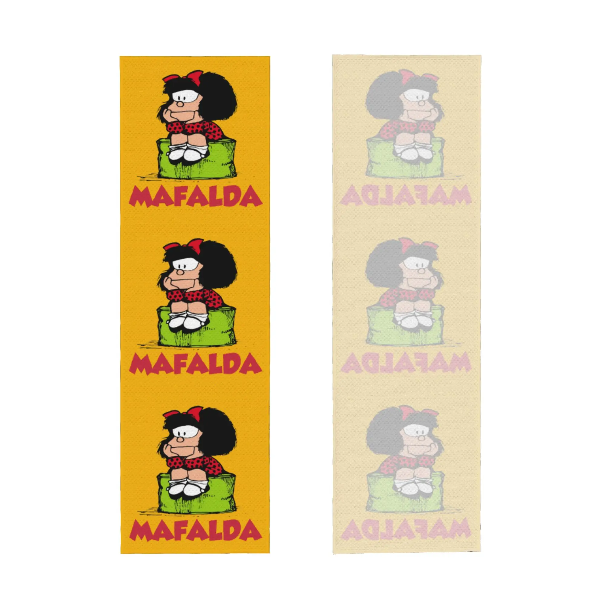 Mafalda Quino Comics Cold Exercise Towel Quino Cartoon Manga Yoga Fitness Running Outdoor Activities Travelling Camping Towels