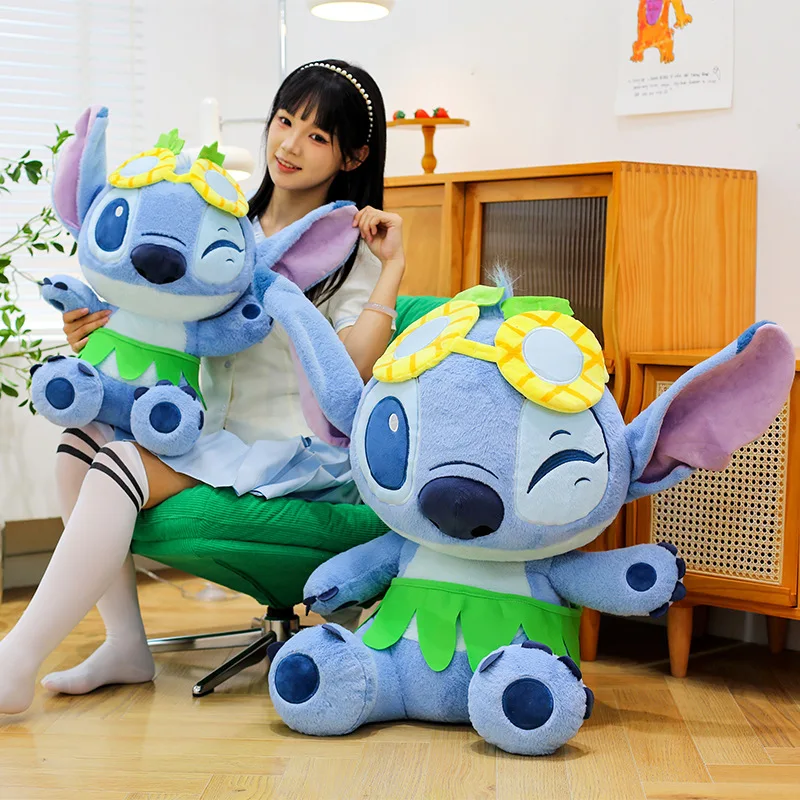 

30/85cm Disney Stitch Summer Series Backpack Pendant Plush Toys Cartoon Cute Doll Throw Pillow Children'S Toys Birthday Gift