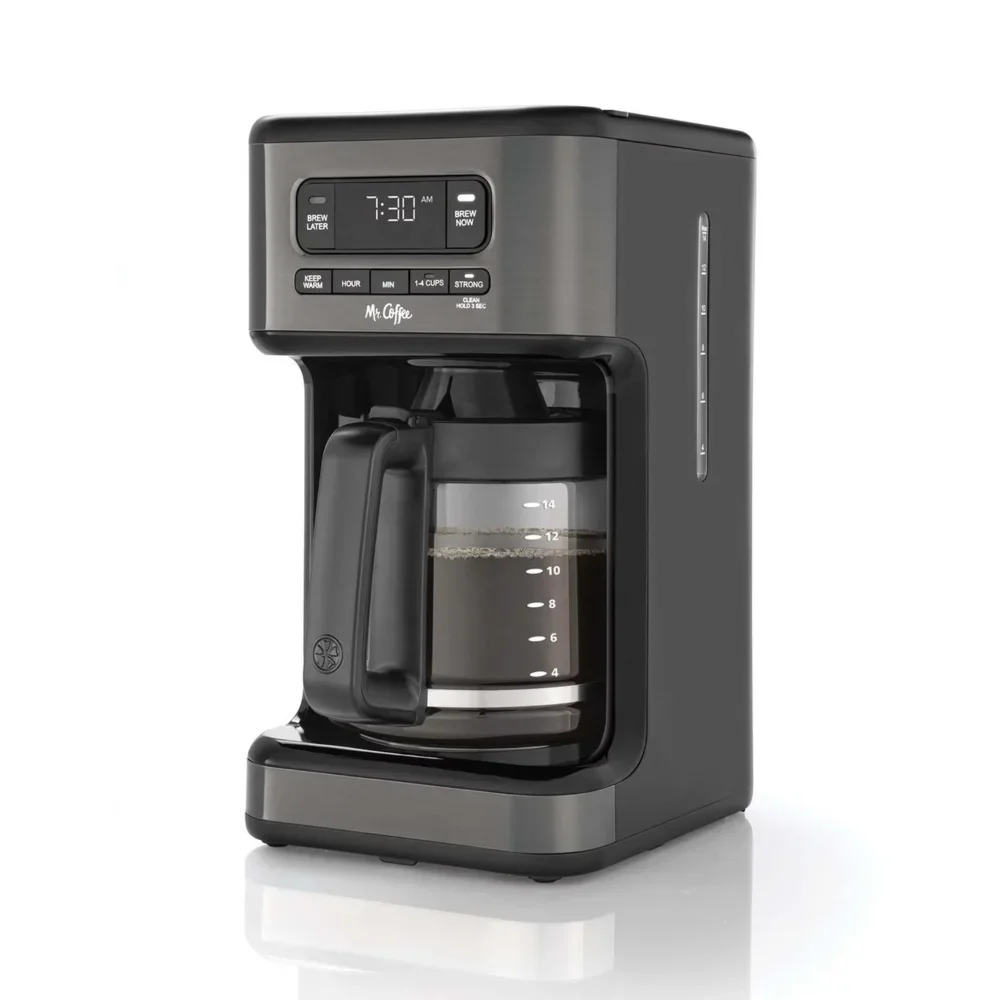 Cup Programmable Coffee Maker, Dark Stainless Steel