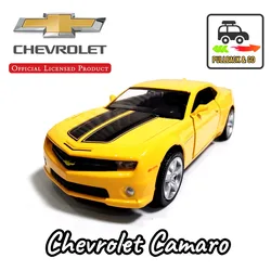 1/36 Chevrolet Camaro Pullback Speelgoedauto Model Officiële Gelicentieerde Legering Diecast Interieur Interieur Kerstcadeau Kid Boy Speelgoed