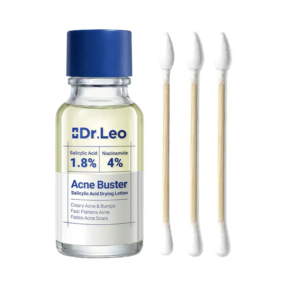 Dr.Leo Purifying Facial Lotion Acne Buster Drying Lotion 1.8% Percent Salicylic Acid 4% Percent Niacinamide Soothing Refining