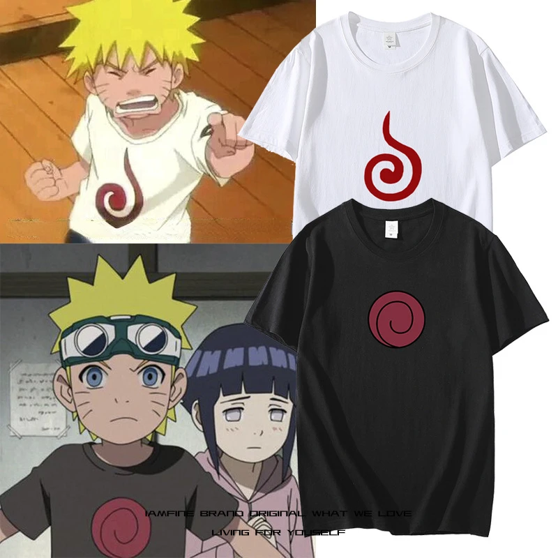 

Naruto Uzumaki Cosplay Men T-shirt 2024 New Summer Short Sleeve Children Tee Shirts Cartoon Japan Style Anime Women Clothes Tops