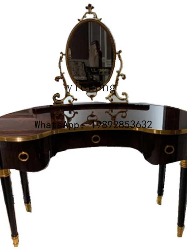 Light Luxury Dressing Table Minimalist Makeup Table Bedroom Writing Desk Villa Dressing Table