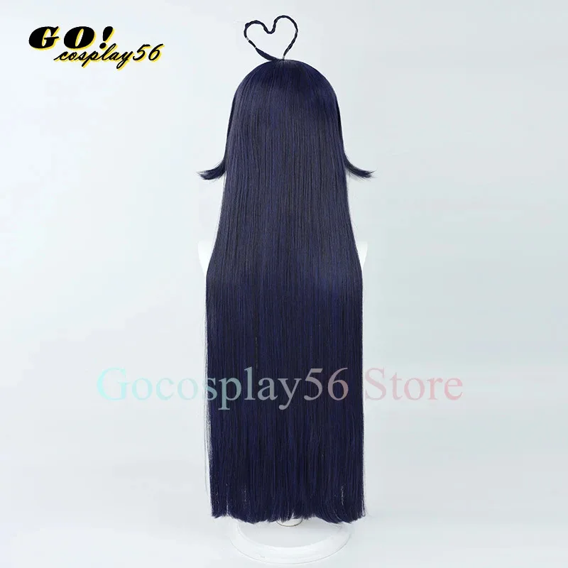 2025 Youtuber Shylily شعر مستعار تأثيري Live3D شعر طويل مستقيم أسود مختلط أبيض وردي أزرق داكن VTuber الفتيات المعبود أغطية الرأس