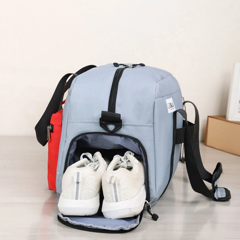 Saco de yoga grande capacidade esportes fitness packs expansível bolsa viagem curta viagem duffel leve sacos armazenamento bagagem