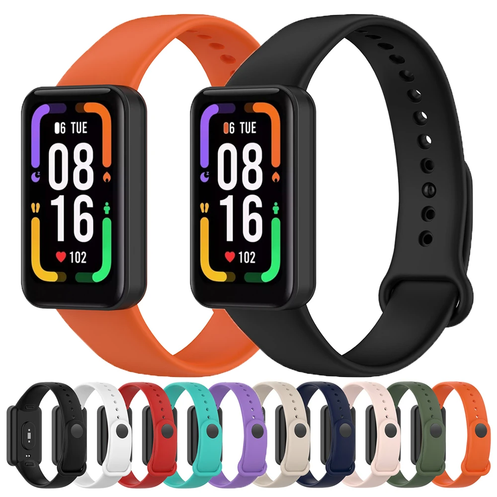 Silicone Strap For Redmi Smart Band Pro Bracelet Soft Sport Watch Band Wristband For Xiaomi Redmi smartband pro Correa Watchband