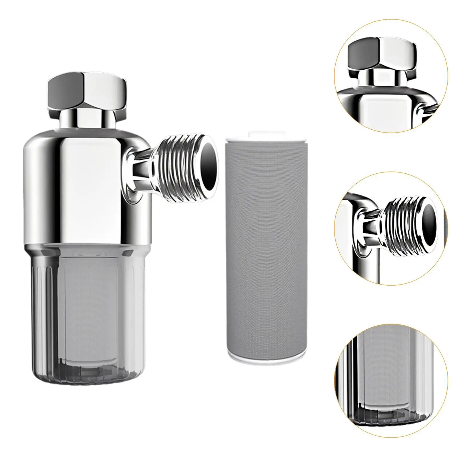 منقي مياه الحمام، قابل لإعادة الاستخدام، عالمي تحت الحوض، تنظيف فلتر المياه الصلبة لتنظيف المطبخ والحمام والمنزل