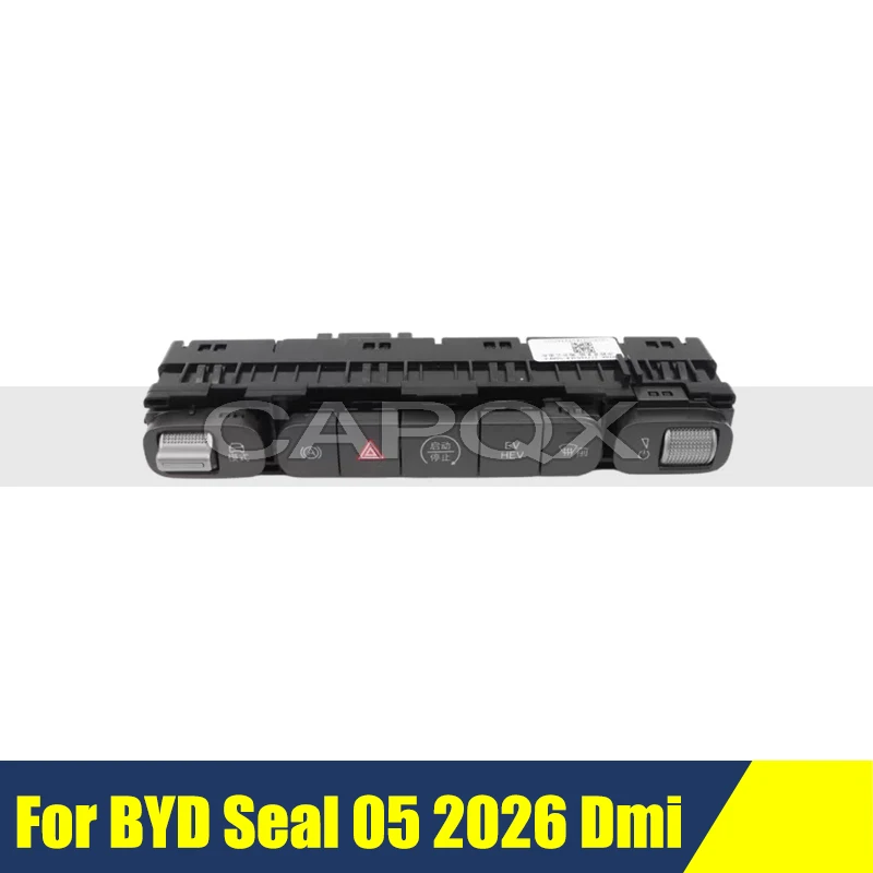 

Панель управления кондиционером для BYD Seal 05 2026 DMI, блок управления подогревом сидений, переключатель кондиционера, аварийный выключатель света в автомобиле