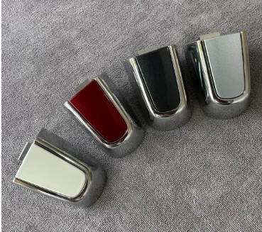Chrome Key Lock Cover for Chevy Blazer Equinox Malibu XL Front & Rear Outer Door Handle Cap,