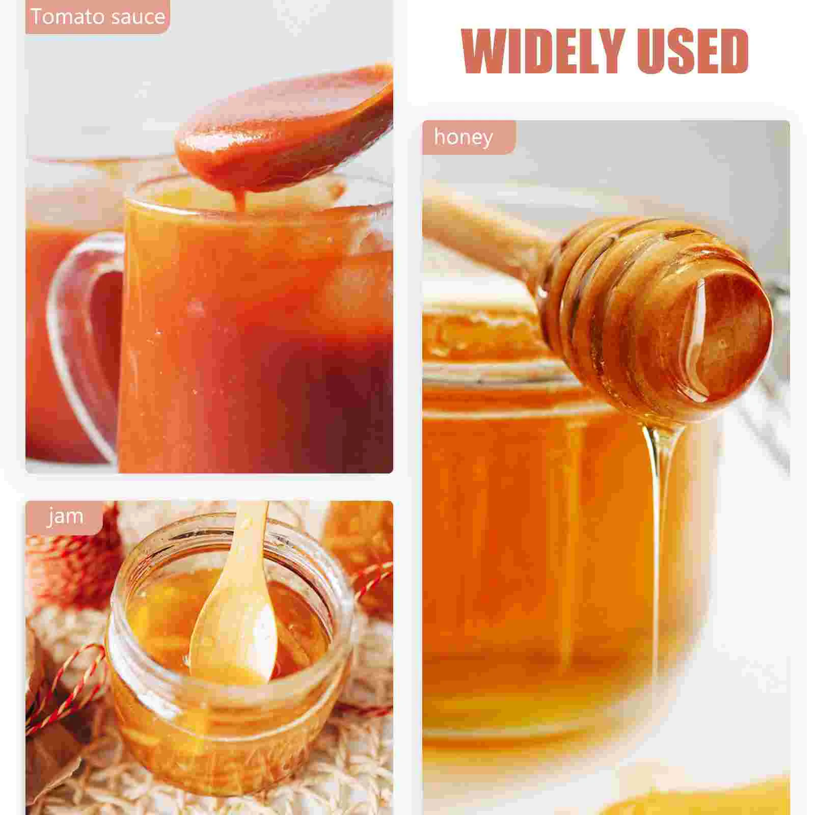 4pcs Transparent Plastic Squeeze Honey Bottle Food Packaging Bottle Honey Jar With Lid Squeeze Honey Bottle Jam