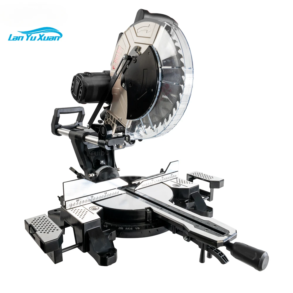 12 Inch Precision Woodworking Compound Sliding Saw Electric Miter Saw