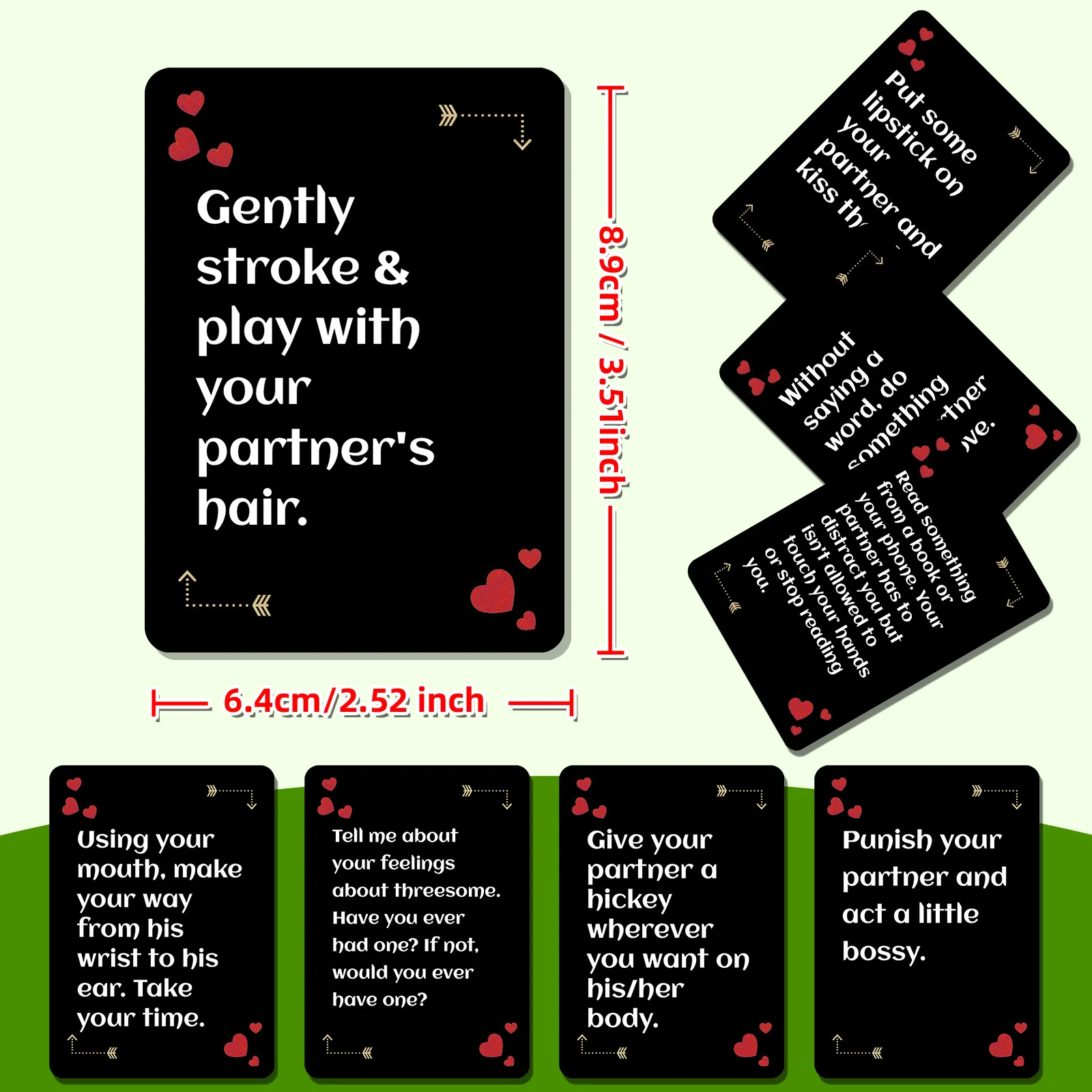 50pcs Romantic Couple Game Cards for Date Nights & Anniversaries, Fun Conversation Starters for Couple - view 3