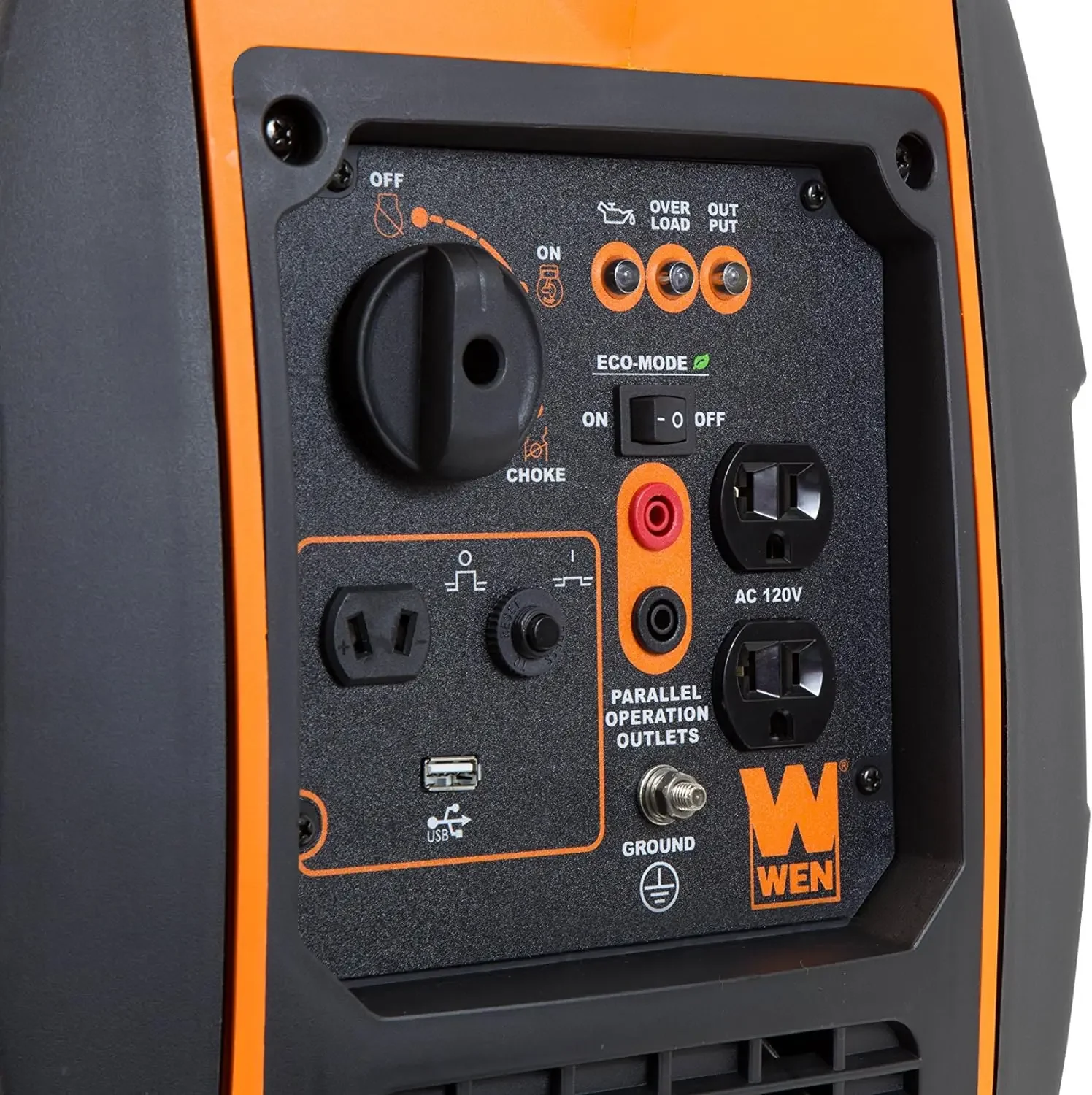 56200i 2000-Watt Gas Powered Portable Inverter Generator, CARB Compliant,Black & Orange