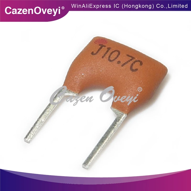 5pcs/lot Supply ceramic discriminator JT10.7MC JT10.7MG 10.7MHZ DIP-2