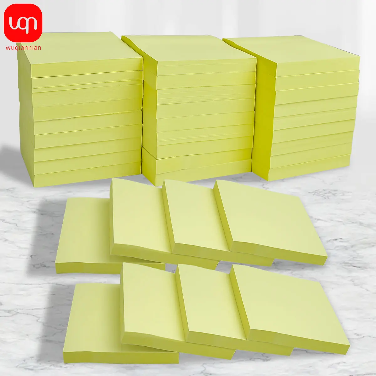 

WQN-300/600pcs Creative Notepad Notepad Sticky Notepad Flexible Viscose 7.6*7.6mcm School Stationery And Office Supplies