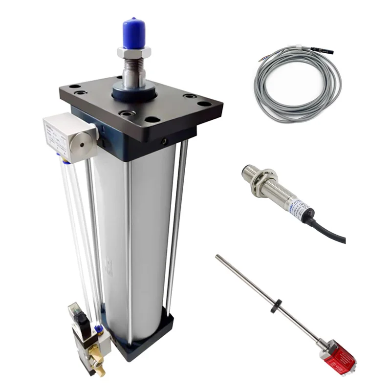 Standard Pneumatic Cylinders Customized Single-Acting/Double-Acting Cylinders Equipped Sensors Large-bore Piston Cylinders
