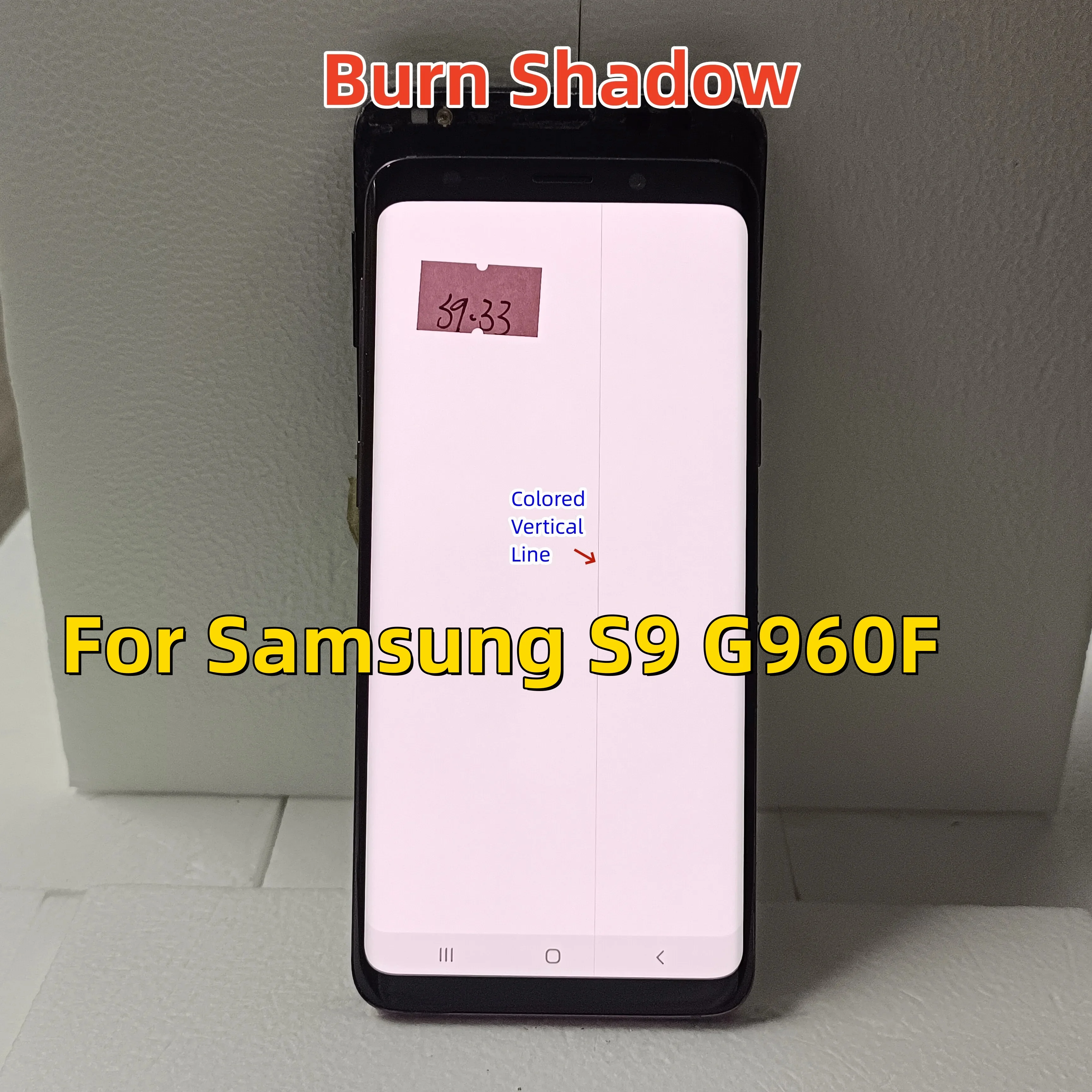 

5.8" Super Amoled S9 Lcd For Samsung Galaxy S9 G960 G960u G960f Lcd Display Touch Screen Digitizer Assembly Replacement