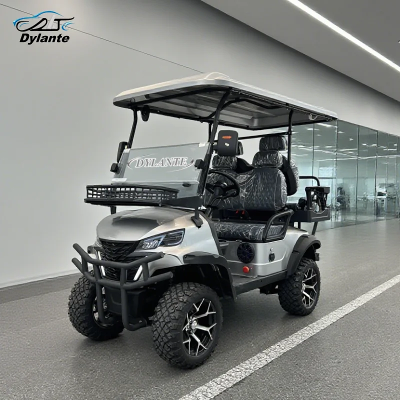 2027 New Design Gas Engine 4 Seater Golf Cart Hot Selling Shooting Camp Club Off-Road Hunting Vehicle in USA and Canada
