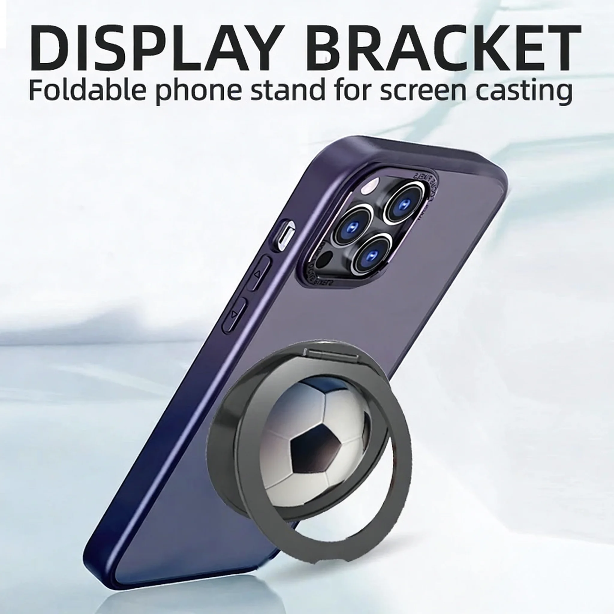 

3D Football Phone Holder 2026 Soccer Games Souvenirs for Soccer Fan Phone Bracket For IPhone Samsung Griptok Desktop Stand