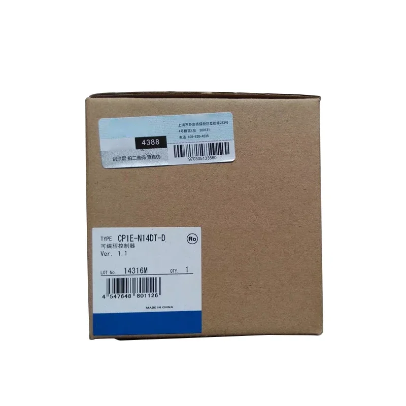 Spot Stock Products CP1E-N14DT-D Programmable Controller Module Brand New Original Technical Support Available Plc Controller