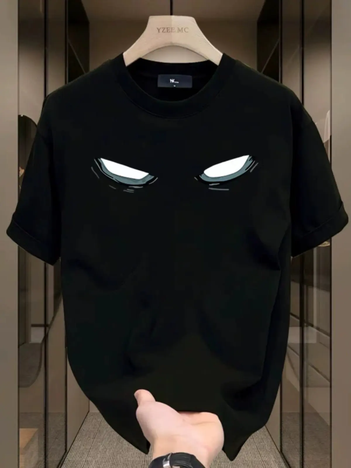 A New American-style Pure Cotton Short-sleeved T-shirt for Summer, A Versatile and Trendy Casual Top for Young People