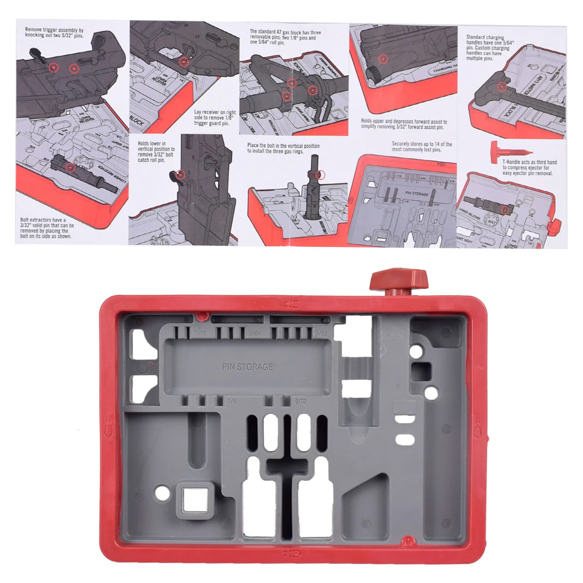 Gunsmithing AR15 M4 HK416 Block Bench Rifle Assembly Professional Repair Tool Gun Cleaning Kit Non-slip Surface