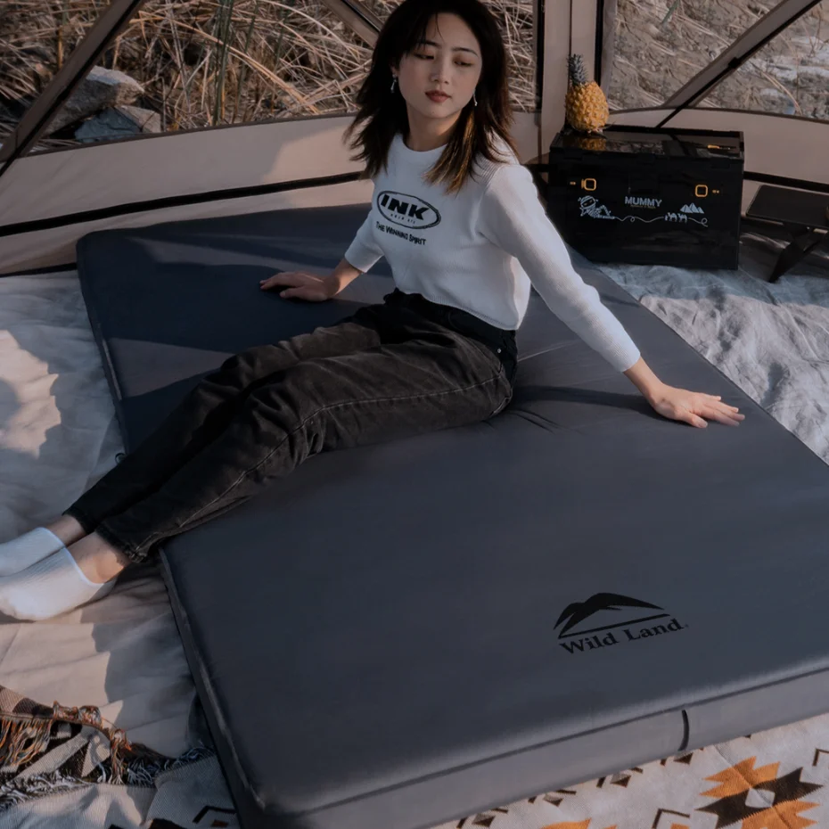 

Self Inflatable 10cm High Density Comfortable Air Mattress for Car Camping Roof Top Tent Outdoor Camping