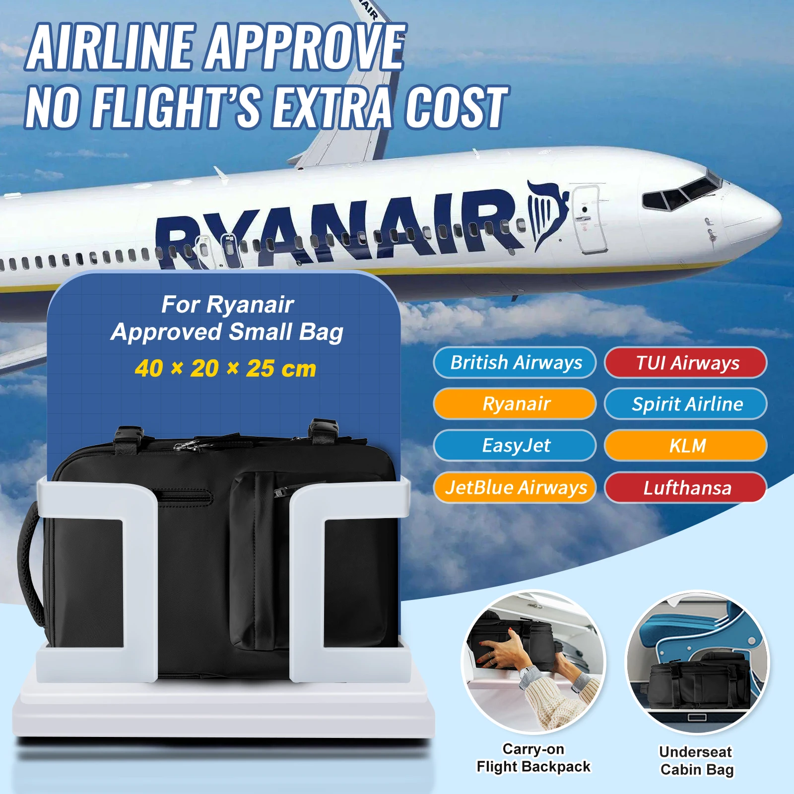 Backpack Travel Cabin Airplane 40x20x25, Cabin Bag 45x36x20 Backpack, Women Large Travel Backpack, Business Men Laptop Backpack