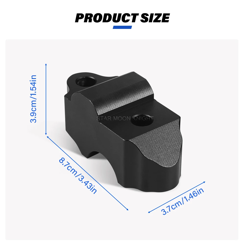 For BENDA Chinchilla 350 CVT Dark Flag 500 Rock 707 GrayStone 707 2025- Handlebar Risers Bar Clamp Cover Motorcycle accessories