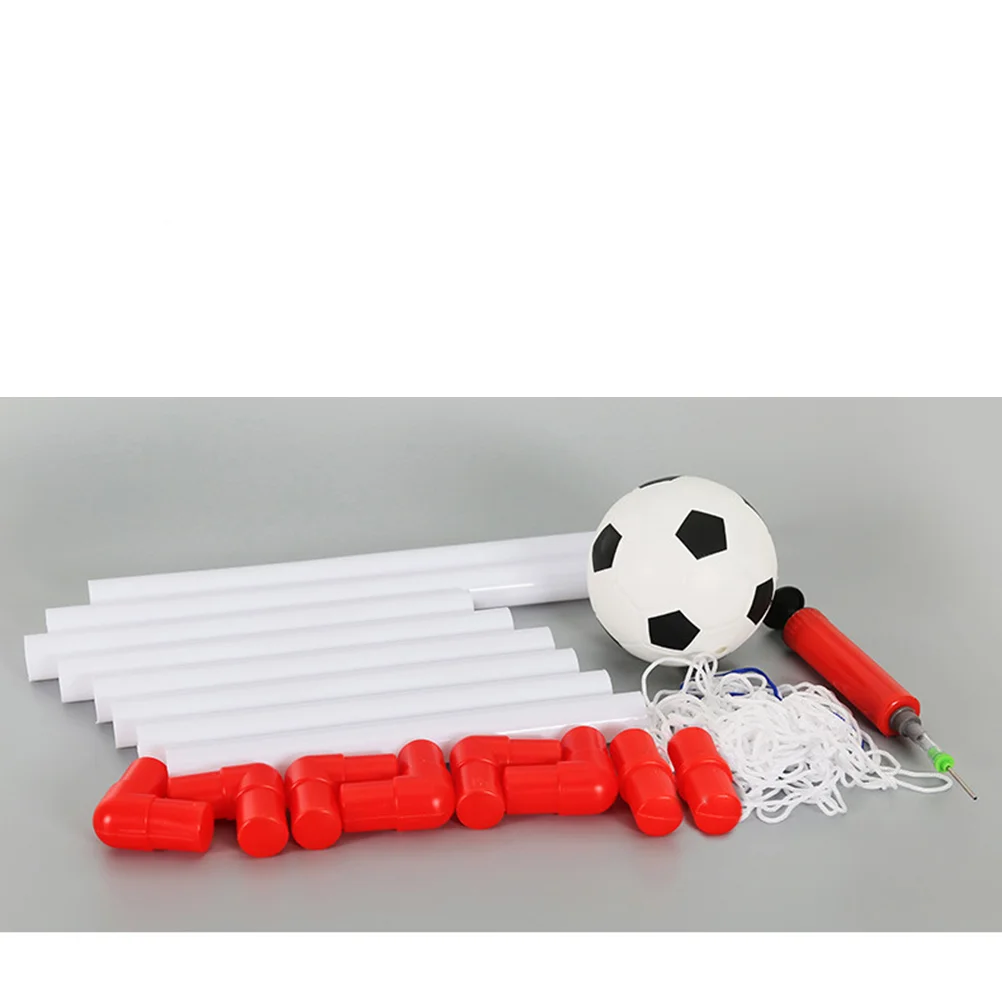 Small-size Portable Soccer Goal Toys Football Door Gate with Ball Net Air Pump for Children Kids football goals