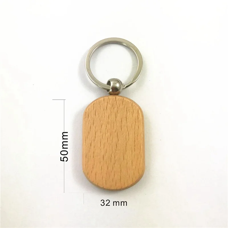 330 Stück Holz-Schlüsselanhänger-Rohlinge, unlackiertes Holz, Schlüsselanhänger, Holzgravur-Rohlinge, Schlüsselanhänger für DIY-Handwerk, abgerundetes Quadrat