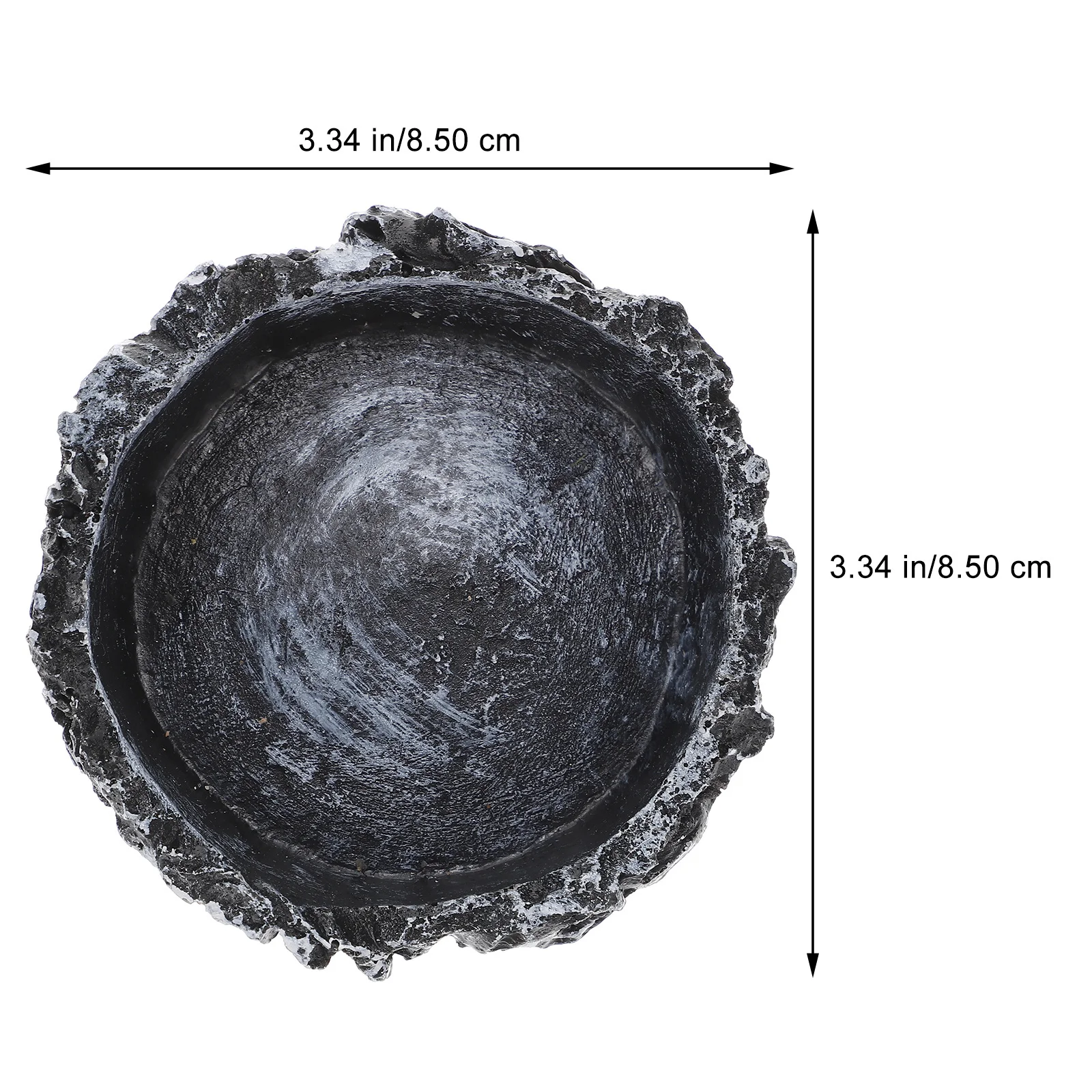 

Reptile Food Bowl Smooth Edge Tortoise Feeder Water Dish For Lizard Snake Crawling Pet Accessories Habitat Supply