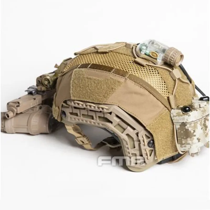 FMA High Cut Helmet Cover Tactical Caiman Helmet Cloth BK/DE/MC