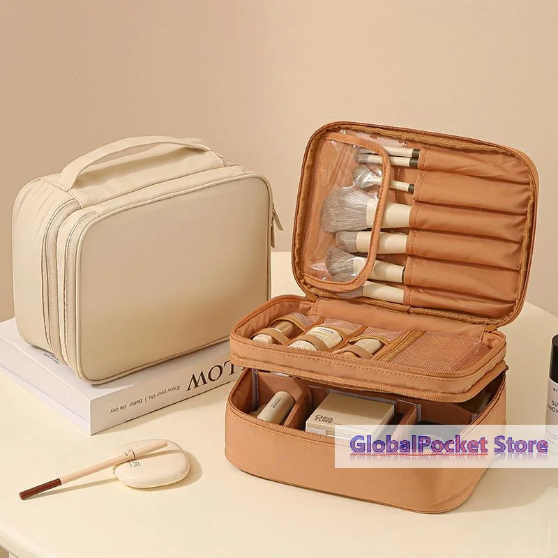 [TG823]Thickened Oxford Cloth Material, Single Or Double Layer, Unisex, Fashionable Toiletry And Makeup Bag, Suitable For Travel
