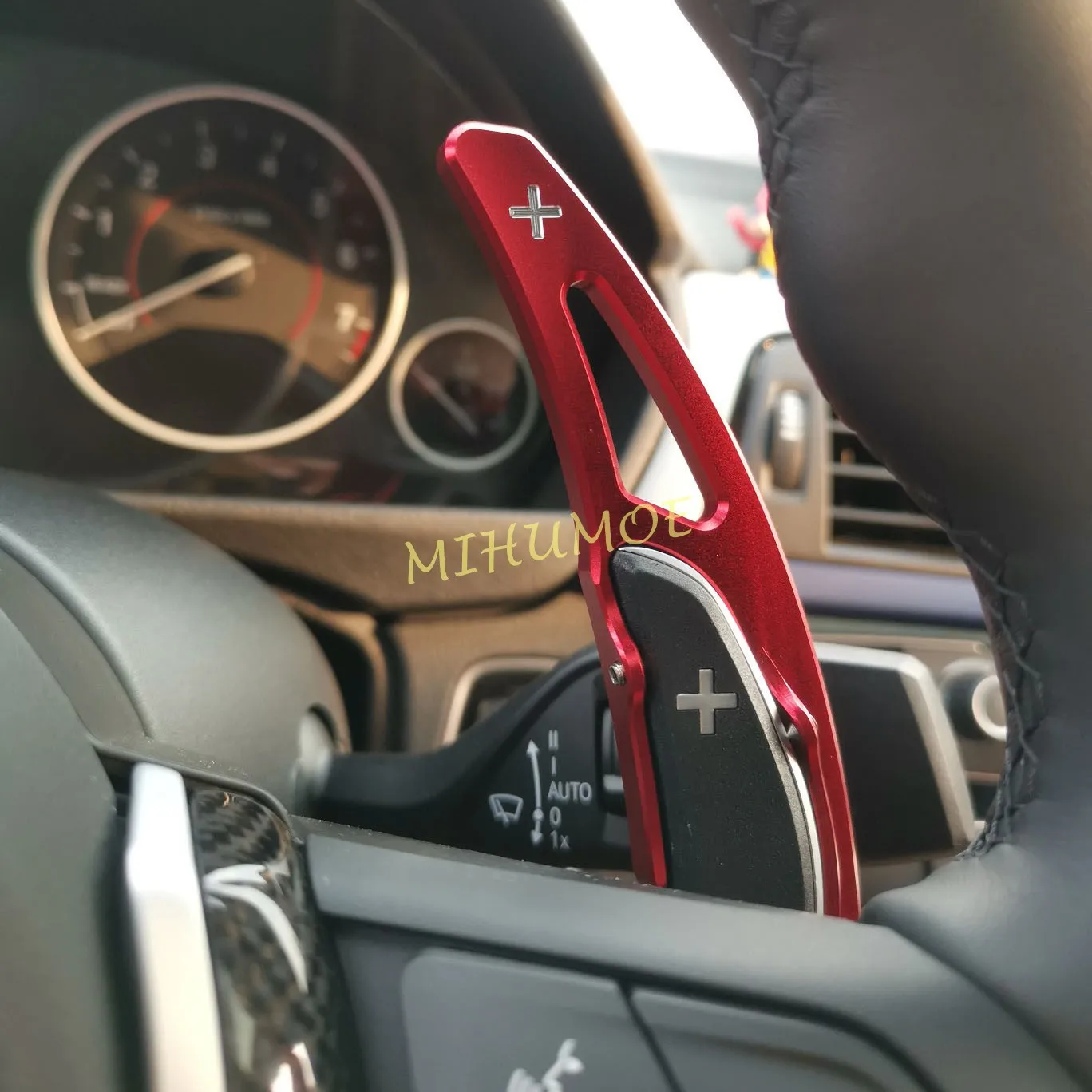 Aluminum Steering Wheel Gear Shift Paddle Shifter Trim Extension For BMW M2 M3 M4 M5 M6 X5M X6M F87 F80 F82 F10 F12 F85 F86 Red