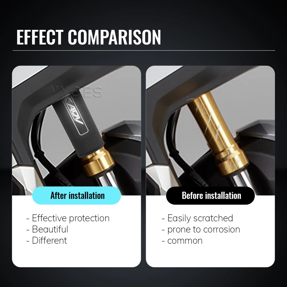 Motorcycle Fork Protection Cover Shock Absorber Dust Protector For Honda X-ADV 750 XADV 750 XADV750