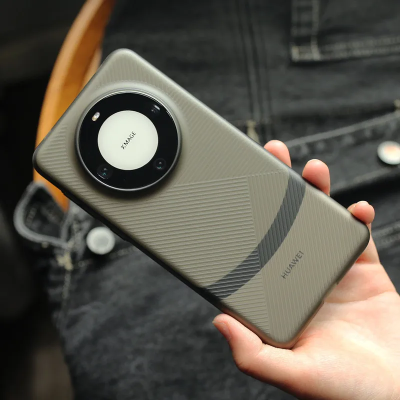 Funda trasera dura ultradelgada para Huawei Mate 60/60 Pro, Funda con raya esmerilada antihuellas, geométrica mate