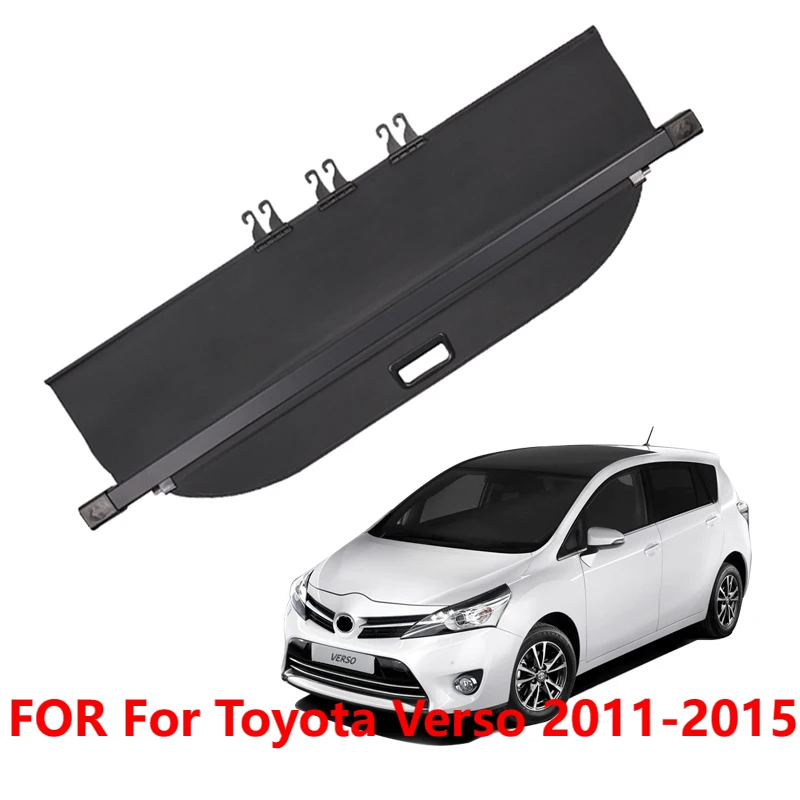 For Toyota Verso 2011-2015 Retractable Trunk Cover Cargo Shade Privacy Shield Auto Interior Accessory