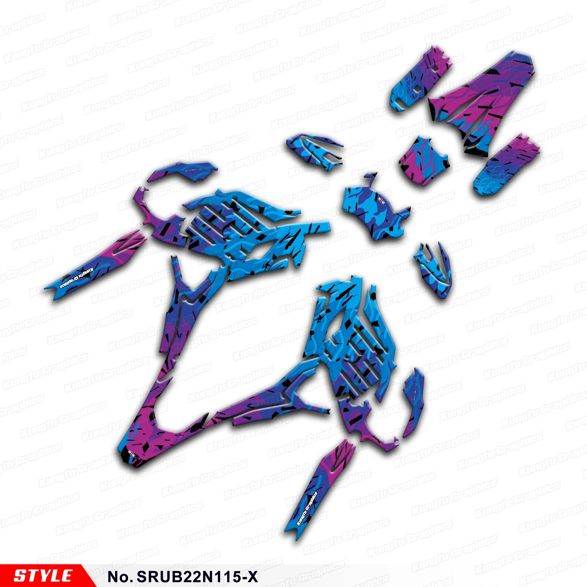 

Клейкая наклейка JY RACING, наклейки на мотоцикл для Ultra Bee/Ultra Bee R Dirt eBike, протектор, SRUB22N115-X