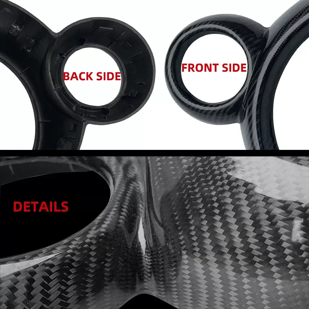 Brand New Carbon Fiber Material Replacement Style Mid Speed Meter Surround+Air Vent Cover For Mini Countryman R60