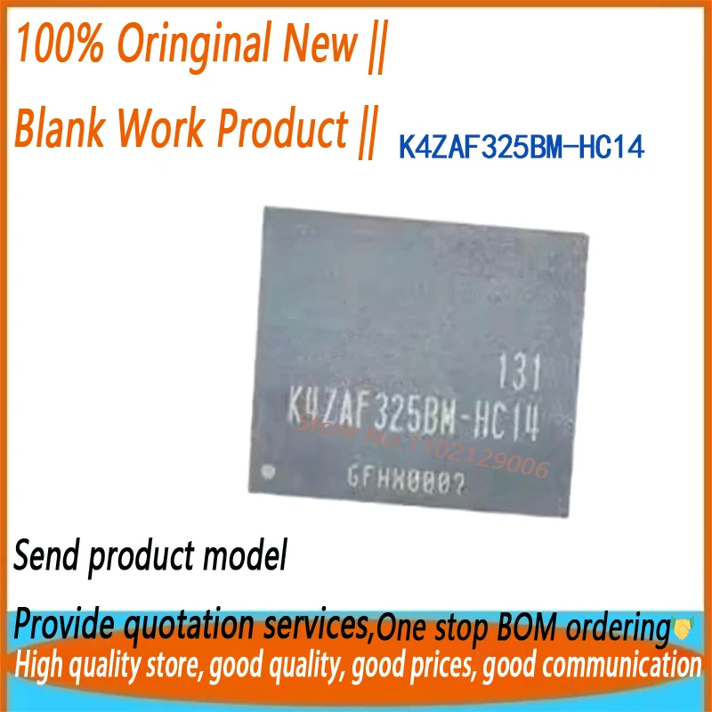 1pcs/lot New Original K4ZAF325BM-HC14 K4ZAF325BM HC14 GDDR6 2GB BGA