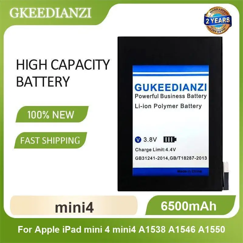 

Battery For Apple iPad Air 6 11 inch A2902 A2904 A2906 2 A1547 A1566 A1567 pro 12.9 7th 2024 A2836 A2838 A2837 A2839 mini 3