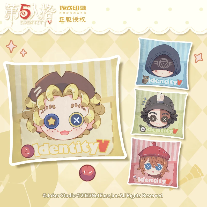 Echte Identiteit V Game Perifere Home Series Polyestervezel Q-versie Knuffelkussen Onzichtbare rits Kawaii Vriend Verjaardagscadeau
