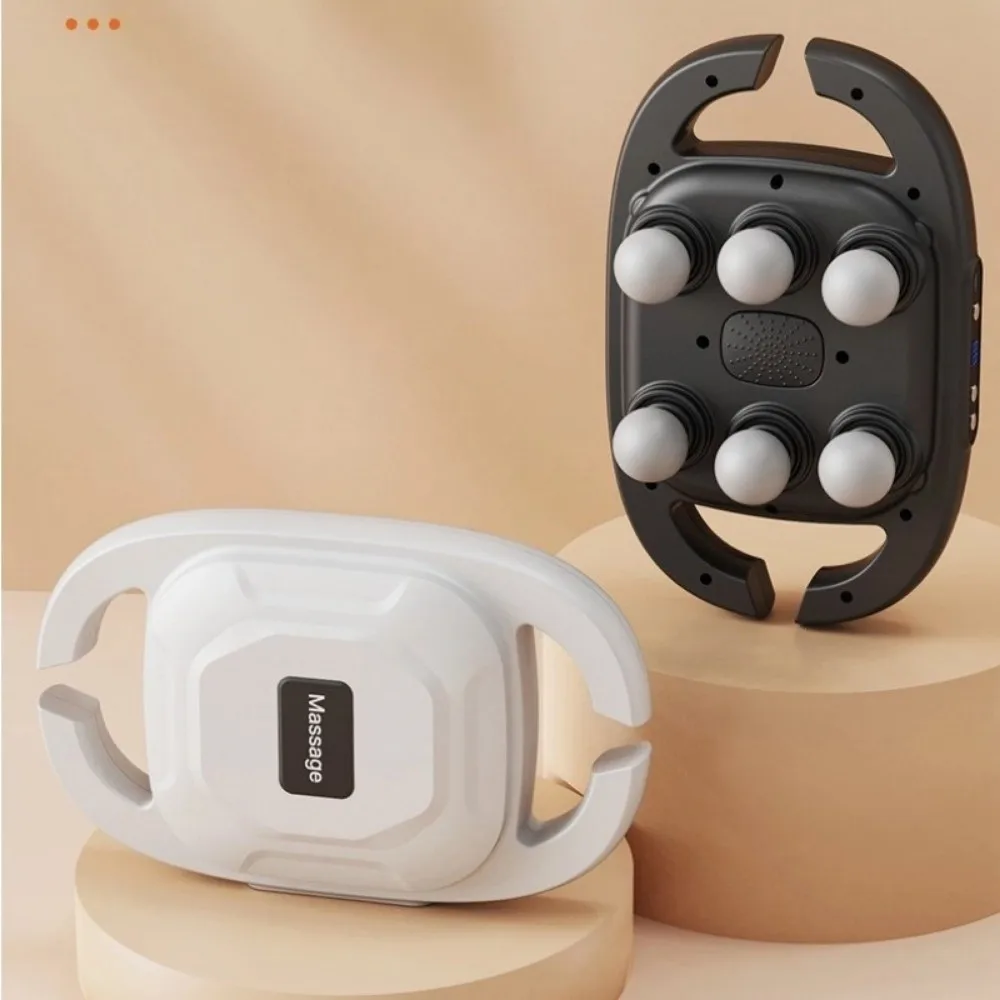 6-Heads Fascia Muscle Massager Professional Rechargeable Massage Machine 9 Modes High Frequency Fascia Massager