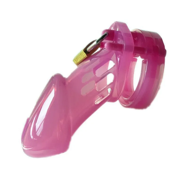 Male Chastity Cock Cages Sex Toys For Men Penis Belt Lock Five Penis Rings Cock Ring Penis Cage Gay Device Chastity Lock For Men