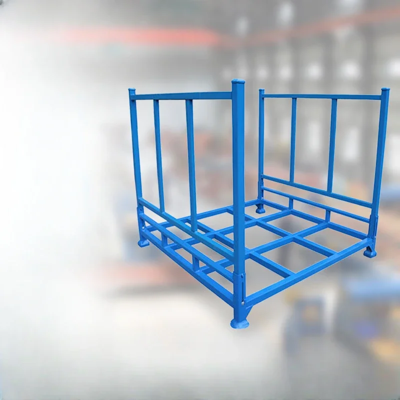 Stacking Skillfully Fixed Folding Frame Manufacturer Cold-rolled Steel Stacking Frame Supply Material Turnover Inverted