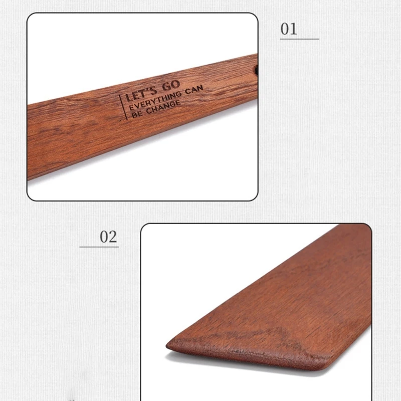 Kompakte Holzküchenwerkzeug hohe Temperaturen Widerstand Kochen Spatel