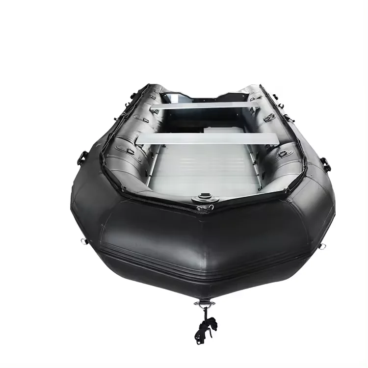 High Quality Aluminum floor Pvc Folding Pontoon Rubber boat Inflatable Boat